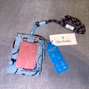 NWT Vera Bradley lanyard card case